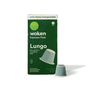 Woken-coffee Lungo Nespresso Orginalline Compostable Coffee Pods Eco-friendly nespresso pods Biodegradable coffee pods