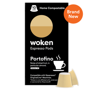 Woken-coffee Portofino Nespresso Orginalline Compostable Coffee Pods Eco-friendly nespresso pods Biodegradable coffee pods