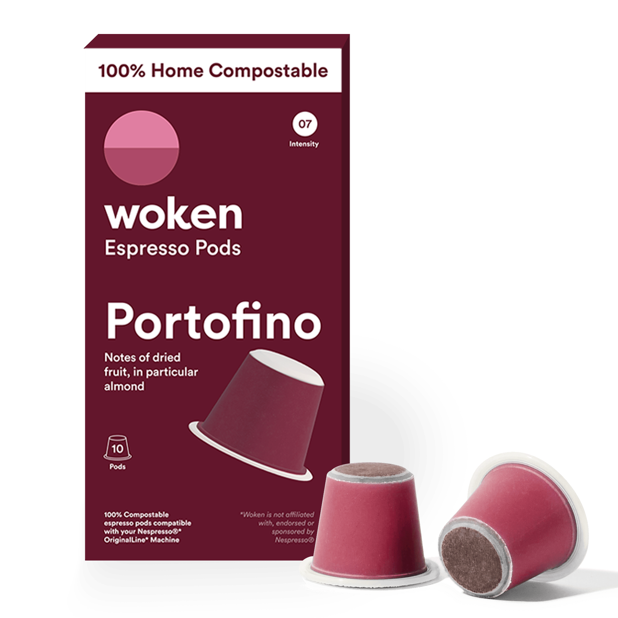 Woken-coffee Portofino Nespresso Orginalline Compostable Coffee Pods Eco-friendly nespresso pods Biodegradable coffee pods