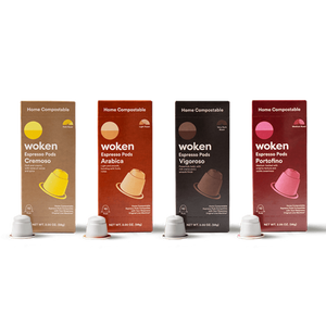 Woken Starter Pack Nespresso Orginalline Compostable Coffee Pods Eco-friendly nespresso pods Biodegradable coffee pods