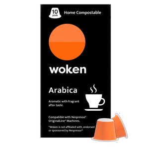 Woken-coffee Arabica Nespresso Orginalline Compostable Coffee Pods Eco-friendly nespresso pods Biodegradable coffee pods