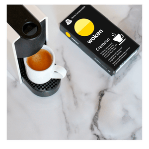 Woken-coffee Cremoso Carton Case Nespresso Orginalline Compostable Coffee Pods Eco-friendly nespresso pods Biodegradable coffee pods