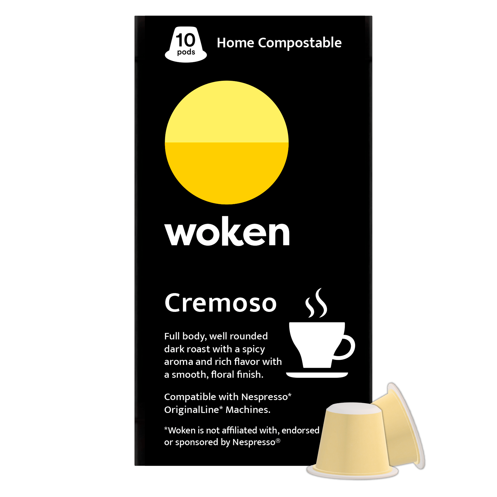 Cremoso Alternative Coffee Pods for Nespresso Machines Woken Coffee