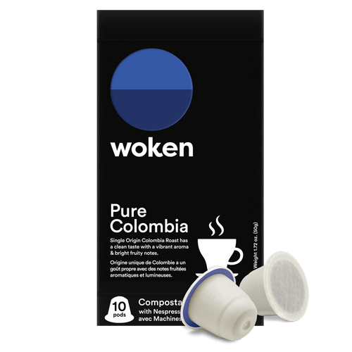 Woken Pure colombia Nespresso Orginalline Compostable Coffee Pods Eco-friendly nespresso pods Biodegradable coffee pods